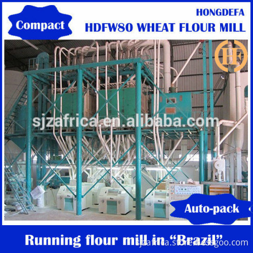 New Design wheat roller flour mill , pneumatic control flour mill , flour mill machinery